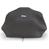 Ninja XSKCOVER Premium Outdoor Cover, Compatible Woodfire Grills (OG700 Series), Water-Resistant, Anti-Fade Fabric, Lightweight, Black, 19'' x 24'' x 13'