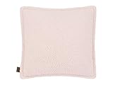 UGG Ana Knit Throw Pillow - 20x20 Inch Plush Square Reversible Accent Pillow, Eyelash Sweater Knit & Sherpa Reverse, Casual & Cozy, Removable Cover, Feather & Down Fill (Petal)