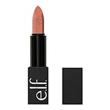 e.l.f. O Face Satin Lipstick, Richly Pigmented, Nourishing & Long-Lasting Creamy Lipstick, Infused With Jojoba, Vegan & Cruelty-Free, Dirty Talk