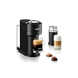 Nespresso Vertuo Next Premium Coffee and Espresso Machine by Breville with Milk Frother, Black, Small