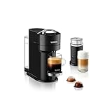 Nespresso Vertuo Next Premium Coffee and Espresso Machine by Breville with Milk Frother, Black, Small