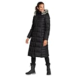 Eddie Bauer Women's Lodge Down Duffle Coat, Black, Large