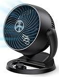 Dreo Fan for Bedroom, 12 Inches, 70ft Powerful Airflow, 28db Quiet Table Air Circulator Fans for Whole Room, 120° Adjustable Tilt, 3 Speeds, Desktop Fan for Home, Office, Kitchen