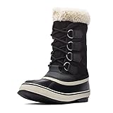 Sorel Women's Winter Boots, Black Black X Stone, 9