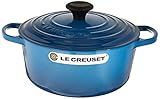 Le Creuset Enameled Cast Iron Signature Round Dutch Oven, 4.5 qt., Marseille