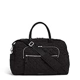 Vera Bradley Women's Performance Twill Weekender Travel Bag, True Black, One Size