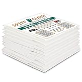 Spiff Cloth Miracle Cleaning Towels (10-Pack), Streakfree Cloths for Multi-Purpose Cleaning, Chemical Free, 16' x 16' Reusable and Washable