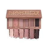 URBAN DECAY Naked 3 Mini Eyeshadow Palette, Soft Pink Neutral Eye Makeup, Matte & Shimmer Finish, 6 Rosy Nude Eye Shadows, Natural Everyday to Smokey Eye, Travel Friendly Size, Vegan, Cruelty-free