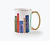 RIFLE PAPER CO. Porcelain Mug | For Everyday Use and Gatherings with Unique Designs, for Friends and Family Anytime of the Year, Coffee Tea Enthusiasts and More, Book Club