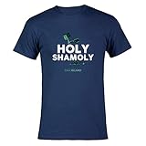 HISTORY The Curse of Oak Island Holy Shamoly Men's Short Sleeve T-Shirt - Navy - Large