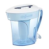 ZeroWater 10-Cup Ready-Pour 5-Stage Water Filter Pitcher 0 TDS for Improved Tap Water Taste - IAPMO Certified to Reduce Lead, Chromium, and PFOA/PFOS
