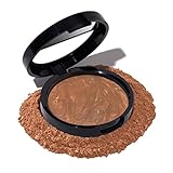 LAURA GELLER NEW YORK Award-Winning Baked Balance-n-Brighten Color Correcting Powder Foundation - Toffee - Buildable Light to Medium Coverage - Demi-Matte Natural Finish