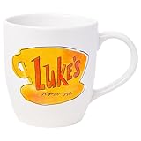 Silver Buffalo Gilmore Girls Lukes Logo Ceramic Coffee Mug, 18 Ounces