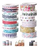 Mr. Pen- Washi Tape Set, 21 Rolls, Decorative Cute Floral Washi Tape for Bible Journaling, Bullet Journal Supplies